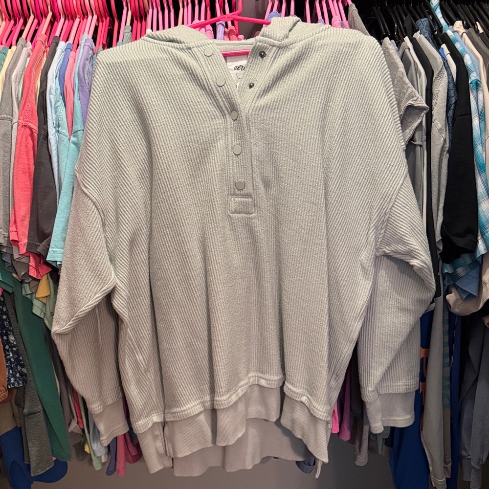 Aerie green hoodie
